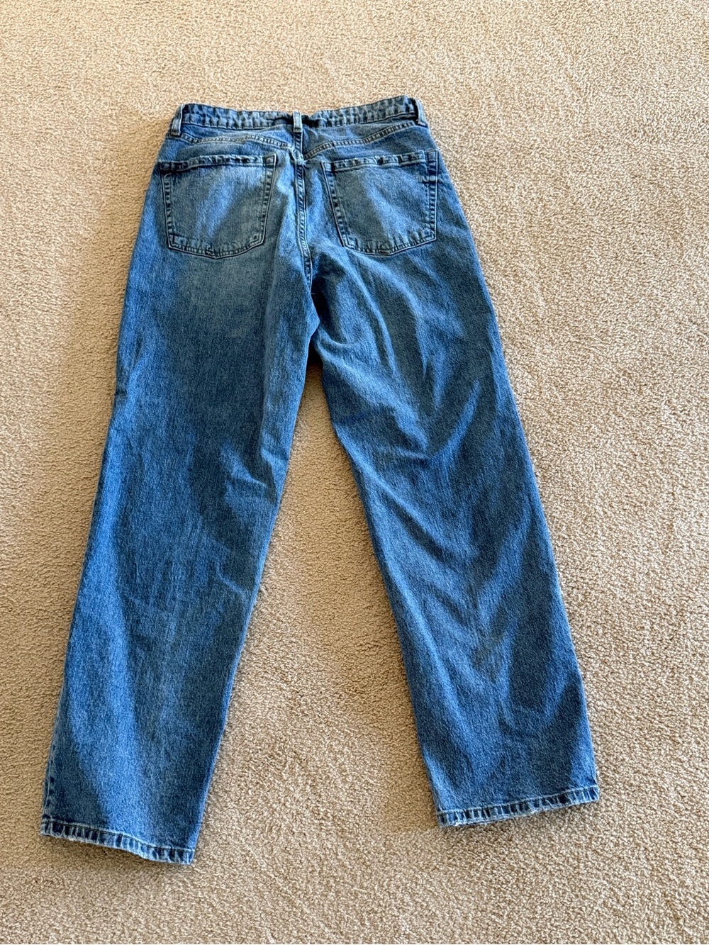 Wild Fable High Rise Straight Leg Jeans Medium Wash Button Fly Women’s Size 10 - Picture 5 of 5